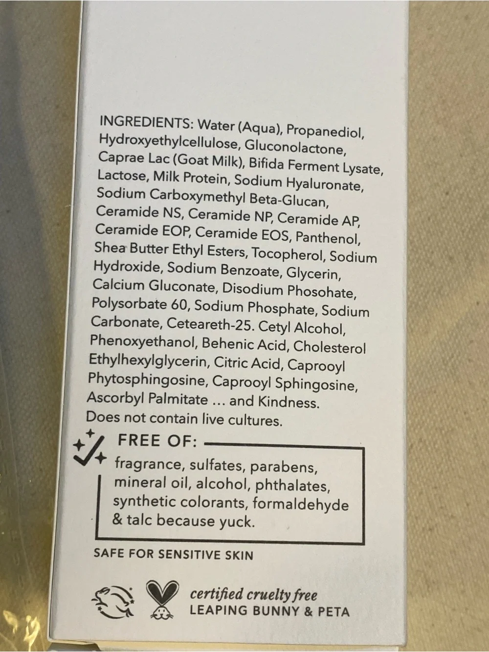 Beekman 1802 Pure Goats milk hand serum and sleep gloves NRFB